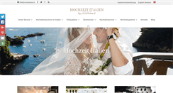 Desktop Screenshot of hochzeit-italien.com